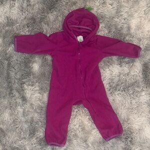 Cuddle Club Fleece Baby Bunting Bodysuit